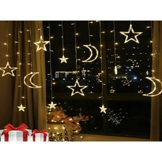 Decoraciones Ramadan, Ramadan Kareem Decoration, String Curtains, Led Curtain Lights, Led Curtain, Curtain String Lights, Eid Decoration, Star Lamp, Neon Wedding