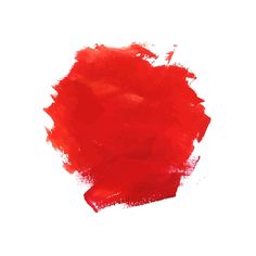 a red paint smudge on a white background