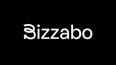 the word sizzabo in white on a black background