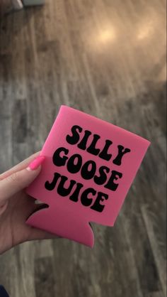 Pink silly goose coozie Drink Coozies Diy, Nashville Birthday Koozie, Cute Coozie Design, Western Can Coozie, Inappropriate Koozies, Koozie Vinyl Ideas, Can Coozie Svg Free, Bachelorette Koozies Funny, Funny Koozie Ideas