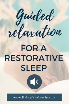 Download this free guided meditation for restorative sleep. A meditation for beginners or for anyone who want to fall asleep and stay asleep with ease. This is a 13 minute guided relaxation that results in deep relaxation, elimination of stress and a readiness to fall asleep easily. #meditation #sleep #guidedmeditation #livingfabulously Meditation For Sleep, Guided Meditation For Sleep, Sleep Facts, Sugar Free Lifestyle, Single Living, Sleeping Tips, Relaxation Tips, Guided Relaxation, Meditation Tips