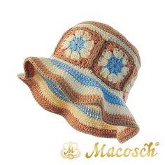 Cotton Summer Crochet Patchwork Hat | Color Mix Patchwork Summer Hat | Cotton Bucket Hat | Orange, yellow, beige & blue summer hat The most popular current iteration? The crochet hand made hat! It is just what we all need right now. The summer bucket hat is a classic and timeless accessory that serves many purposes and can be worn for so many occasions.  It's the perfect finishing touch for vacation looks. MATERIAL 100% cotton. SIZES S-M size should fit head diameter 54 cm - 56 cm. L size should Brown Crochet Beach Cap, Cream Crochet Cap For Summer, Beige Crochet Beach Cap, Beige Crochet Cap For Beach, Beige Crochet Beach Hat, Bohemian Beige Cap Sun Hat, Retro One Size Bucket Hat For Beach, Summer Beige Bucket Hat, Retro One-size Bucket Hat For Beach