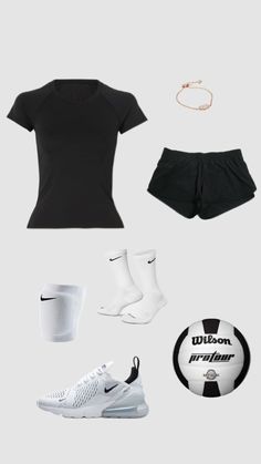 Vollyball Outfits, Gymwear Outfits, Cute Nike Outfits, Modesty Outfits, Cute Workout Outfits, Fitness Wear Outfits, Fits Aesthetic, Volleyball Outfits, Classy Work Outfits