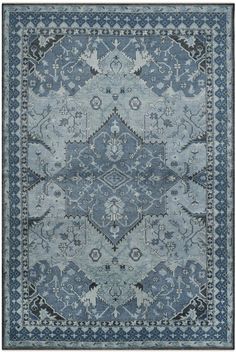 Ralph Lauren Reynolds RLR6935C Ink | Rug Studio Lauren Reynolds, English Rug, Fluffy Carpet, Classic Rug, Cheap Carpet, Rug Studio, Antique Oushak Rugs, Cheap Carpet Runners, Persian Carpets