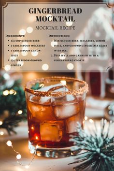 the gingerbread mock cocktail recipe