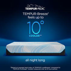 the tempur - pedic tempur - breeze mattress is up to 10 % off