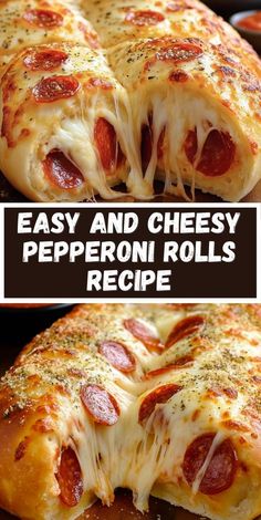 easy and cheesy pepperoni rolls recipe