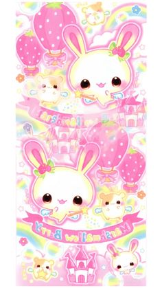 Kawaii Colorful Wallpaper, Cute Beach Backgrounds Aesthetic, Cutecore Spotify Cover, Wancore Wallpaper, Cutecore Phone Wallpaper, Kawaii Core Background, Harajuku Aesthetic Wallpaper, Phone Wallpaper Sanrio