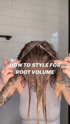 Flat Roots Curly Hair, How To Get Curls At The Root, How To Lift Roots Curly Hair, How To Get Volume In Curly Hair Roots, Curly Girl Method For Wavy Hair, Curly Hair Advice