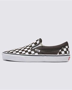 Classic Slip-On Checkerboard Shoe Vans Checkered, Checkered Vans, White Shoe, Vans Logo, Platform Mary Janes, 2024 Christmas, Color Story, Snowboard Boots, Vans Classic