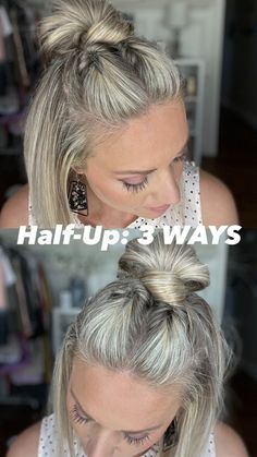 Fun Hairstyles For Shoulder Length Hair, Half Up Hair Styles Short Hair, Casual Short Hair Updo, Easy Hair Dos Medium Length, Quick And Easy Short Hairstyles, Things To Do With Short Hair Easy, Quick Half Up Hairstyles For Medium Hair, Bob Hair Updo Easy, Quick Easy Hairstyles For Shoulder Length Hair