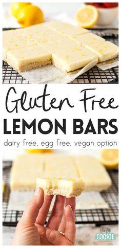 gluten free lemon bars are the perfect treat for summer