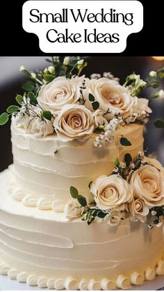 classy two-tier small wedding cake ideas Tier Cakes, Elegant Theme, Elegant Themes, Rustic Boho, Tiered Cakes, Small Wedding, Cake Ideas