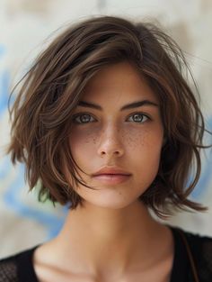 Bob Haircut Ideas for Square Faces: Short, Long, and Medium Styles for Every Preference Long Bob For Wavy Hair, Chin Length French Bob, Bobs For Square Faces, Bob For Square Face, Short Hair For Square Face, Womens Short Haircut, Short Hair Square Face, Short Haircuts For Square Faces, Short Length Hairstyles