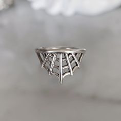 Spider Web Stacking Ring Rings Handmade, Jewellery Ideas, Spider Web, The Details, Handmade Ring, Handmade Silver, Or Rose, Yellow White, Wedding Rings