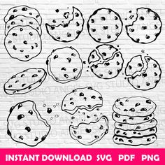 cookies and muffins svg files for cricut, eps file format