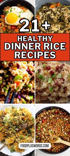 21 healthy dinner rice recipes that are easy to make