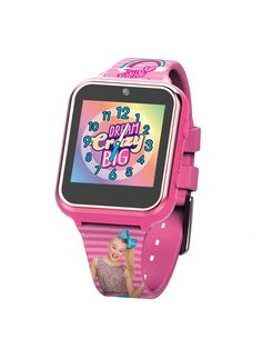 The Jojo Siwa kids smart watch comes loaded with kid-friendly features for your child to enjoy smart wearables just like the grown ups! However unlike smartwatches for adults, this watch is designed specifically with kids in mind.
With no Wi-Fi, calling or texting, you can rest assured of your child's safety and security while they enjoy the various cool age-appropriate features. This smart watch for boys and girls is perfect for little kids.
This Jojo Siwa kids wearable includes a selfie camera Step Counter, Selfie Camera, Voice Recorder, Smart Watches, Jojo Siwa, Smart Kids, Grown Ups, Kids Watches, Video Player