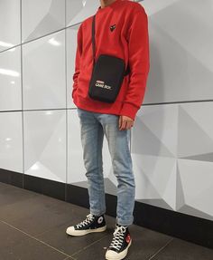 Converse Autumn Outfit, Mens Fashion Swag, Converse Outfits, Preppy Mens Fashion, Streetwear Mode, Mens Trendy Outfits, Mens Fashion Urban, Outfits With Converse, Mens Fashion Streetwear