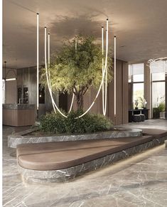 Modern Entrance Lobby Design Residential, Residential Lobby Interior, Indoor Landscape Design, Eye Inspiration, Apartment In Dubai, Lobby Interior Design, Office Interior Design Modern, Entrance Lobby, Lobby Interior