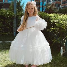 Best, soft and wonderful designer dress for kids, It can be used as Tulle girl dress or wedding event dress. This dress is all that is missing for girls to be a tangible princess fairy Cotton lining does not irritate the skin. It is prepared from multi-layered tulle. At the ankle, long sleeve, belt bow detail, lined. Kids Tulle Dress, Belt Bow, Wedding Event Dresses, Princess Dress Kids, Dress For Kids, Princess Fairy, Designer Dresses For Kids, Event Dress, Fairy Girl