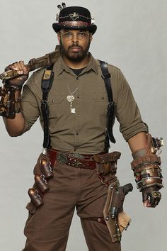 14 Fashions That Put The Steam In Steampunk Steampunk Costume Male, Steam Punk Costume, Steampunk Character Design, Whimsical Steampunk, Dieselpunk Fashion, Mens Steampunk