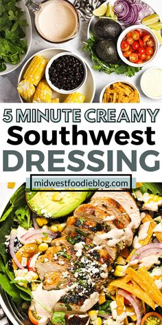 the ultimate guide to 5 minute creamy southwest dressing for salads and desserts