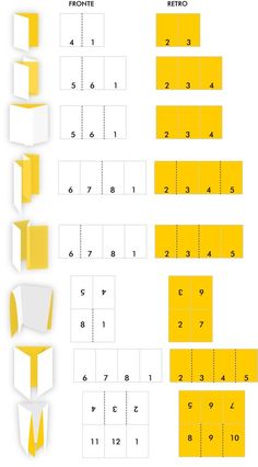 the instructions for how to make an origami box with numbers and letters on it