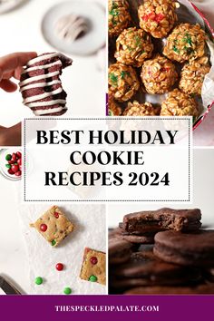 the best holiday cookie recipes for christmas and new year's eve, from cookies to desserts