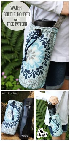 the water bottle holder with free pattern