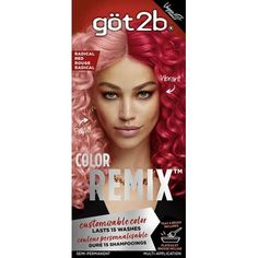 NEW got2b Color Remix the ultimate semi-permanent hair color kit that lets YOU decide! Discover a world of vibrant shades lasting up to 15 washes. With the included pastelizer, dial up or dial down the color intensity to fit your mood. This vegan-friendly product offers four stunning shades, all conveniently packaged with a brush and tray for mess-free application at home. Say goodbye to salon trips and hello to endless self-expression. Embrace your unique style, effortlessly switch it up, and let your hair steal the show. Unleash your creativity with Color Remix. Size: 4.55. Try On Hair Color, Adore Semi Permanent Hair Color, Semi Permanent Hair Color, Random Colors, Color Kit, Permanent Hair Color, Color Mix, Color Care, Bold Color