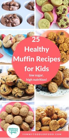 25 healthy muffin recipes for kids to make at home, including cookies and cupcakes