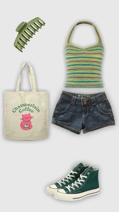 Cute Y2k Summer Outfits, Summer Outfits Basic Casual, Summer Fit Inspo 2024, Summer Asthetics Outfit, Summer Core Outfits, Cool Summer Fits, Summer Outfit Inspo 2024, Dream Clothes Summer, Summer Fits Y2k