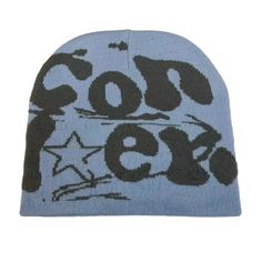 41861464326246 Hip Hop Beanie Cap One Size Fits Most, Blue Winter Beanie Cap, Winter Beanie With Letter Print, Blue Casual Beanie For Streetwear, Warm One-size Beanie For Streetwear, Warm One Size Beanie For Streetwear, One Size Warm Beanie For Streetwear, Blue Warm Beanie One Size, Warm Blue Beanie One Size