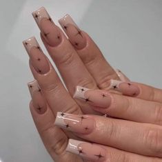 Medium To Short Acrylic Nails, Medium Nail Inspo Aesthetic, Trendy Nails Short Coffin, Gel X Tapered Square, Cute Basic Acrylic Nail Designs, Cute Short Tapered Square Nails, Nail Inspo Square Y2k, Medium Long Tapered Square Acrylic Nails, Summer Nail Inspo Tapered Square