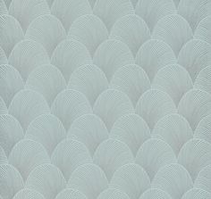 Metallic Scallop Wallpaper Wallpaper Candice Olson Double Roll Blue Pearl Scallop Wallpaper, Glam Wallpaper, Bamboo Frames, Pearl Wallpaper, Product Knowledge, Candice Olson, Wallpaper Stores, York Wallcoverings, Contemporary Wallpaper