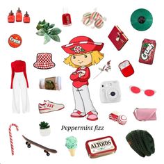 Peppermint Fizz Strawberry Shortcake, Peppermint Outfit, Peppermint Fizz, Bday Dress, Icon Pictures, Short Cake, Strawberry Shortcake Party