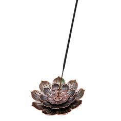 Incense Burner - Stick Holder - Lotus Brass Incense Holder Lotus Incense, Lotus Flower Design, Incense Sticks Holder, Calming Atmosphere, The Lotus, Incense Sticks, Incense Holder, Incense Burner, Air Freshener