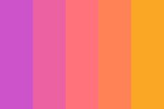 an orange, pink and purple color scheme