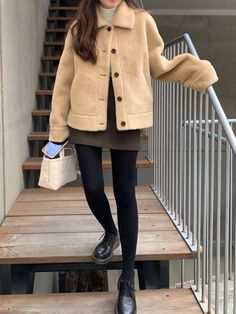 Cold Fashion, Casual Fall Outfits, Kpop Fashion, Winter Fashion Outfits