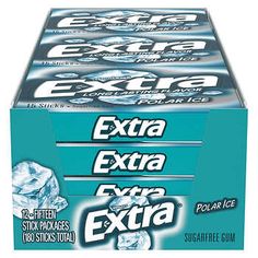 six boxes of extra extra ice