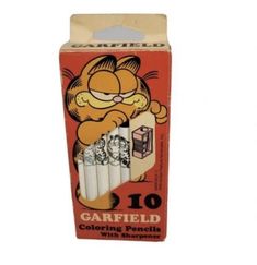 Garfield Things, 1978 Garfield, Garfield 2, Fat Orange Cat, Garfield Images, Coloring Pencils, Garfield Cat, Little Misfortune, Orange Kittens