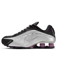 (WMNS) Nike Shox R4 'True Berry' AR3565-003 (SNKR/Low Top/Women's) Nike Shox Tl, Nike Shox For Women, Nike Shox R4, Scrub Style, Nike Shox, Nike Shoes Women, Black And Pink, Stylish Sneakers, Air Max Sneakers