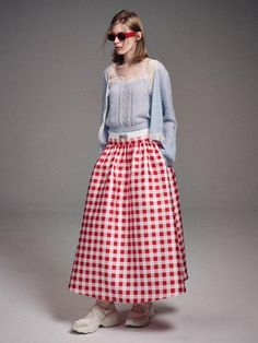 A classic plaid skirt for the modern women.This skirt is a polished approach to a little glam for every day.Great outfits start here. - Flare maxi skirt- Side pockets and embroidered logo on the waist- This skirt with the perfect pop of pretty- Lined skirt, so it's soft and comfy - This pair features a gingham pattern Plaid Long Skirt For Spring, Mix Patterns Outfit, Chic Plaid Flared Skirt, Elegant Plaid Skirt, Chic Plaid Pleated Skirt, Chic Plaid Relaxed Skirt, Chic Plaid Midi Skirt, Chic Relaxed Plaid Skirt, Spring Plaid Chic Skirt