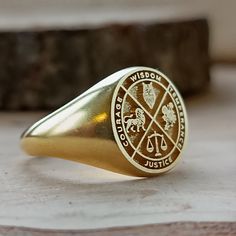 Customized Gold Engraved Ring, Customized Gold Open Ring, Gold Rings Suitable For Gifts, Customized Yellow Gold Rings For Gift, Gold Stamped Rings As A Gift, Stamp Ring, Custom Gold Engraved Ring For Gift, Custom Engraved Gold Ring Gift, Custom Engraved Gold Ring For Gift