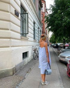 Summer In The City, Scandinavian Fashion, Copenhagen Style, Instagram Summer, Strap Dress, Photo Inspiration, Stockholm, The City, Midi Skirt