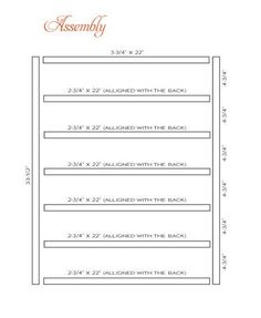 the back side of an assembly plan for a sewing project, with measurements and instructions