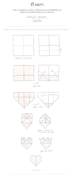 the instructions for how to make an origami boat