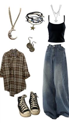 Look Grunge, Outfit Inspo Casual, Mode Inspo, Cute Everyday Outfits, Edgy Outfits