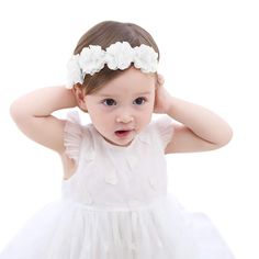 PRICES MAY VARY. BUY WITH 90 DAYS WARRANTY- All our headbands are handmade with love,we put quality at our first priority. Each hairbows came with worry-free 90 days and friendly customer service. For quality related issues, a replacement or refund will be allowed BABY SIZE FLOWER HEADBAND- Fits 4-24 months baby girls, for 14.96-18.89 inches head circumference, this hairbow will fit most newborns, infants, baby girls. Please check the head circumference carefully and allow a certain measurement Baby Flower Headbands, Newborn Flower, Flower Hair Band, Birthday Headband, Toddler Headbands, Baby Hair Accessories, Newborn Headbands